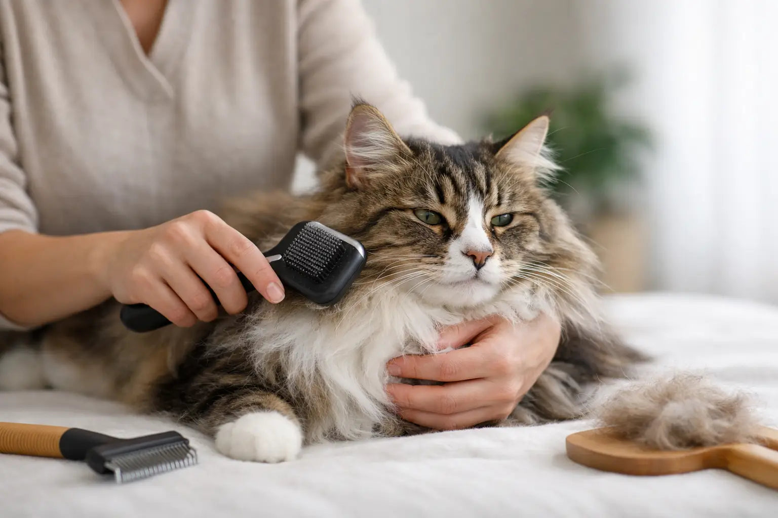 How to Groom Long Haired Cats Without Stress