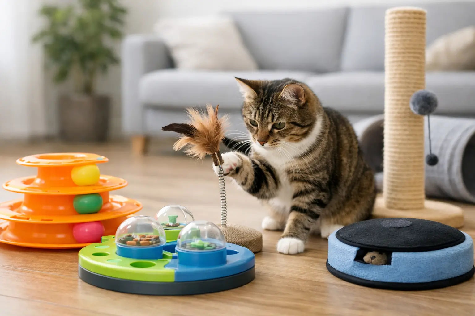 Indoor Enrichment Toys for Cats That Work