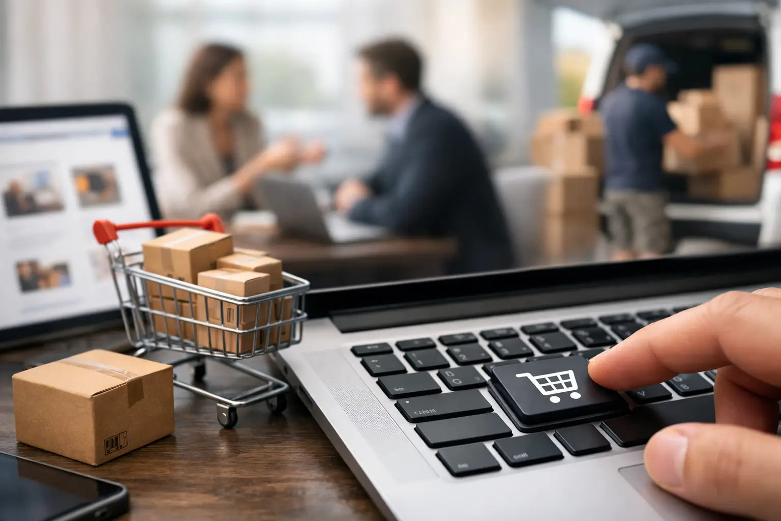 Shop Button: More to Business Than Delivery