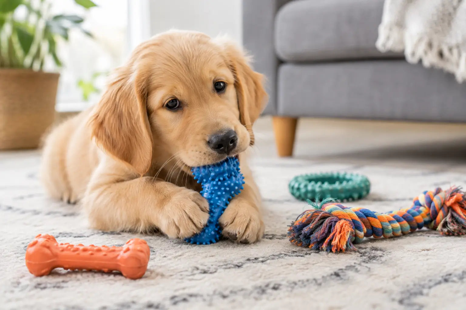 How to Choose Puppy Teething Toys Safely