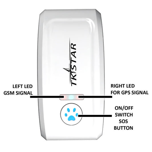 Cat GPS Tracker Locator Device for Pets - Pet Mode 