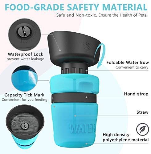 Pet Outdoor Foldable Travel Water Bottle - Pet Mode 