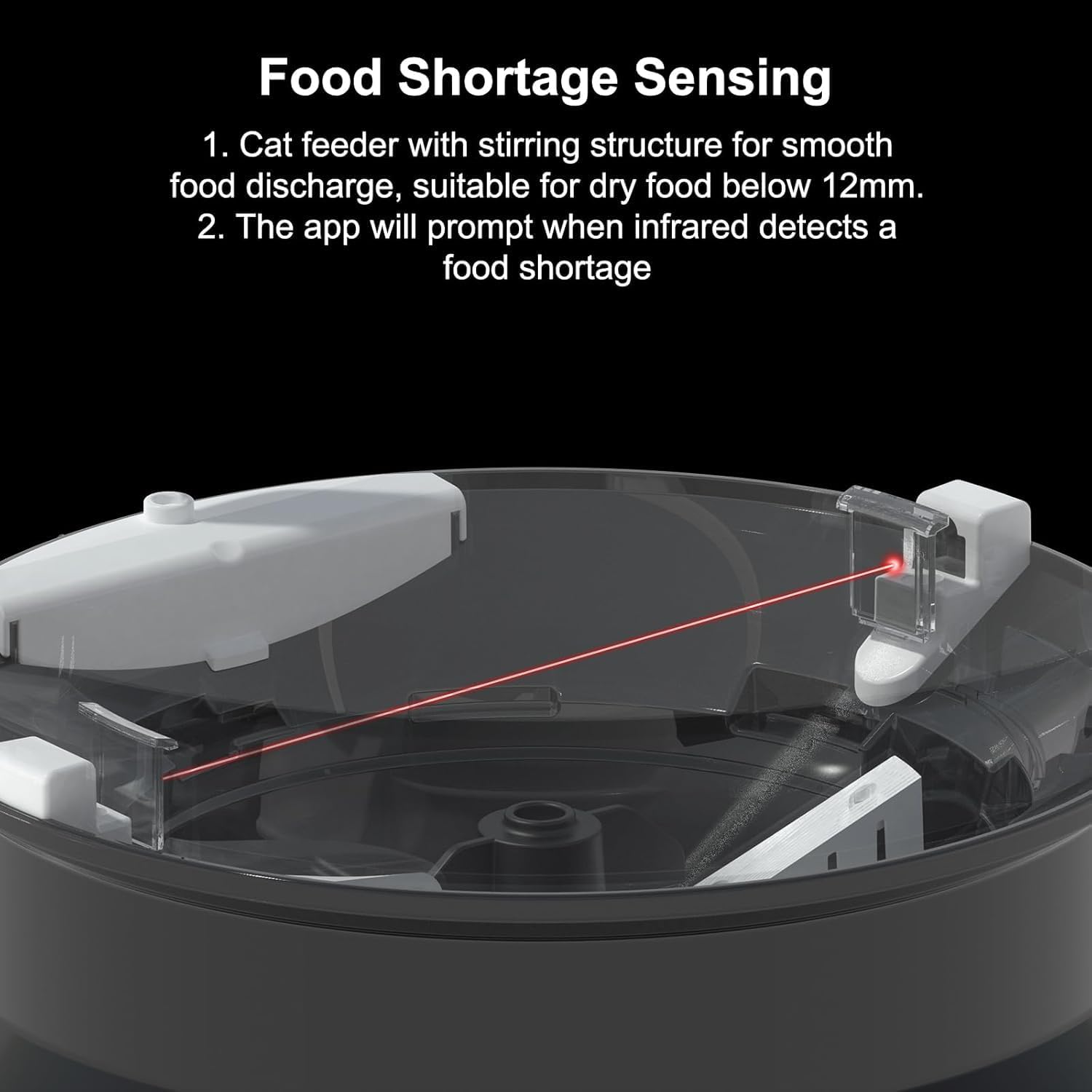 1080P HD Camera Automatic Cat & Dog Feeder - Pet Mode 