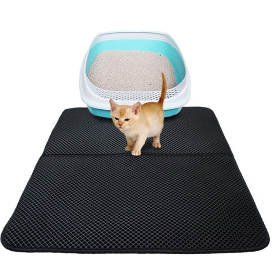 Waterproof Double-Layer EVA Cat Litter Mat - Pet Mode 
