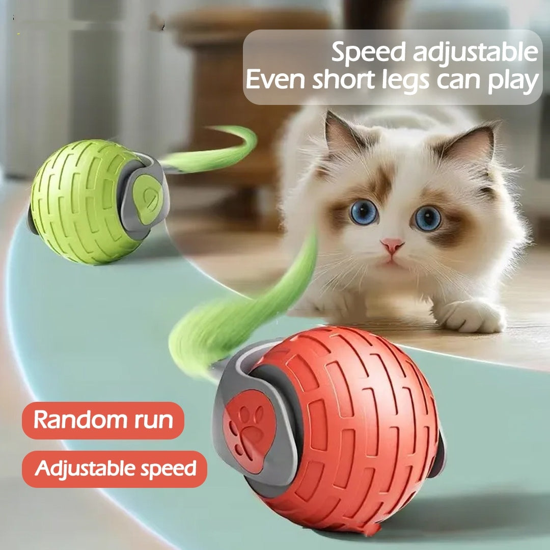 Interactive Automatic Rolling Cat Toy - Pet Mode 