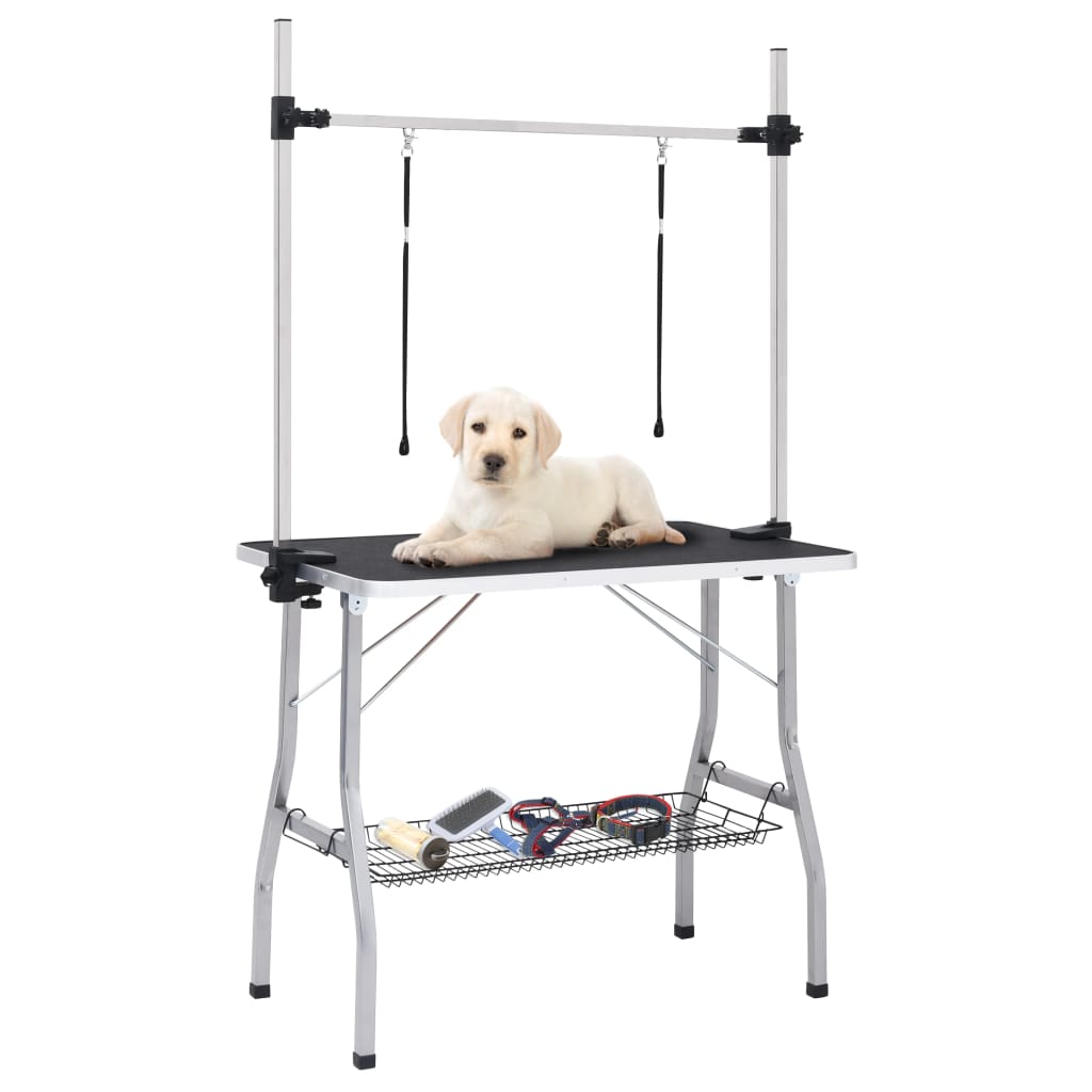 Adjustable Grooming Table for Dogs with 2 Loops - Pet Mode 