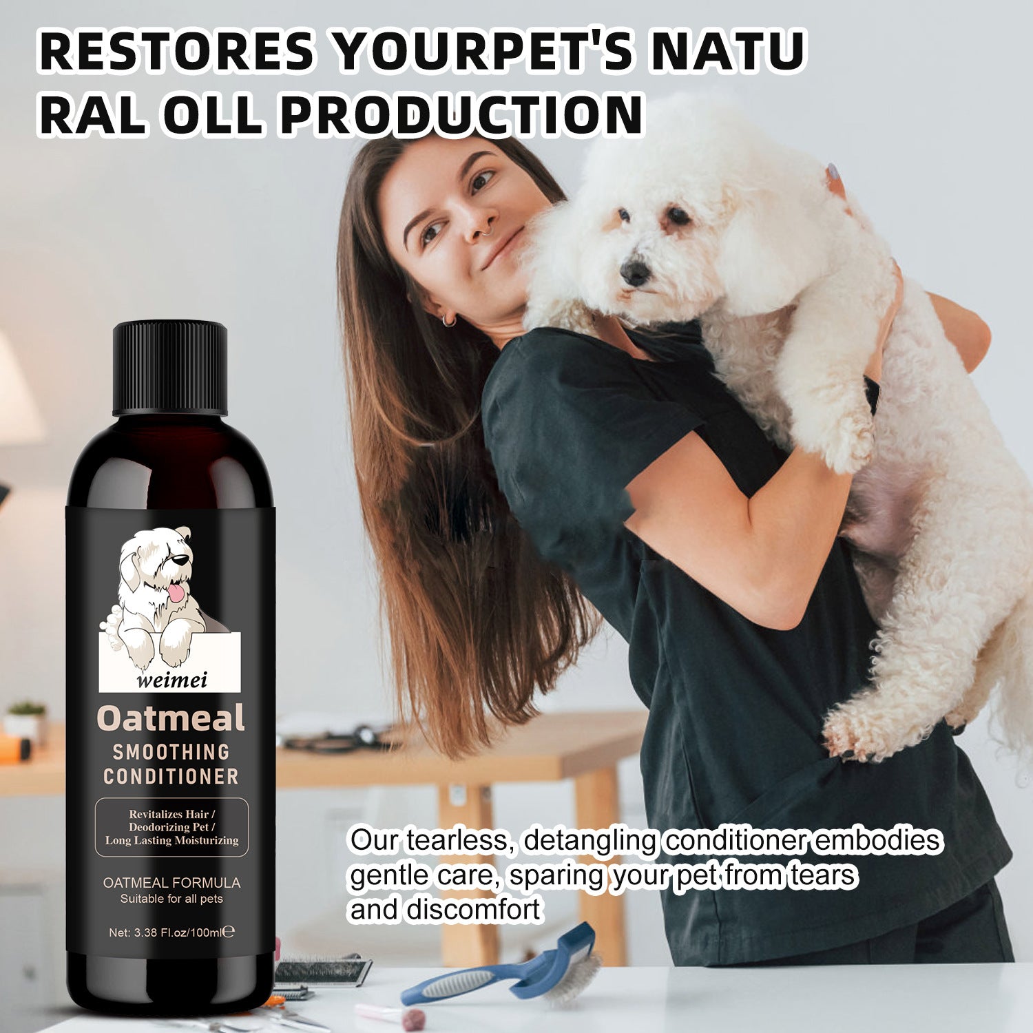 Pet Hair Conditioner Shampoo - Pet Mode 