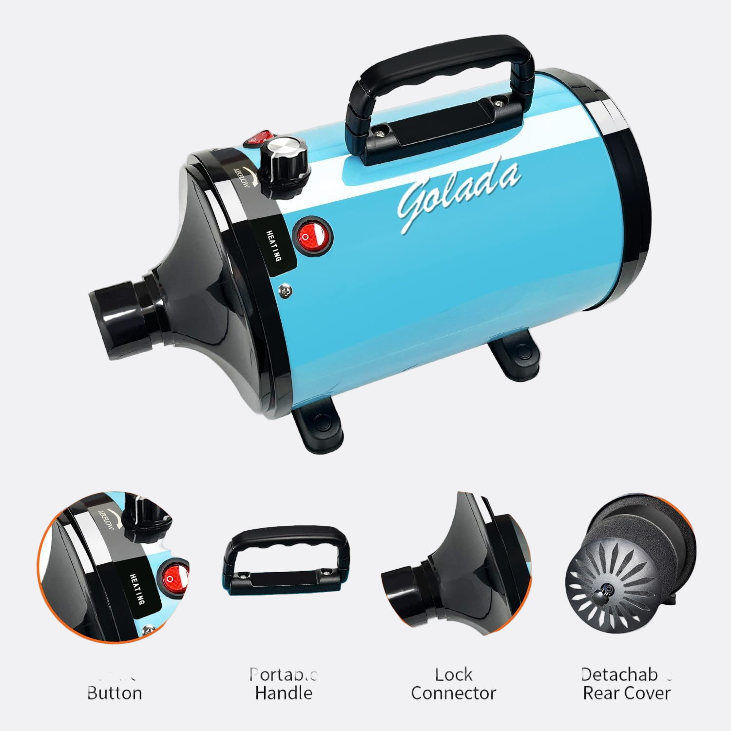 Professional Pet Grooming Blow Dryer - Pet Mode 
