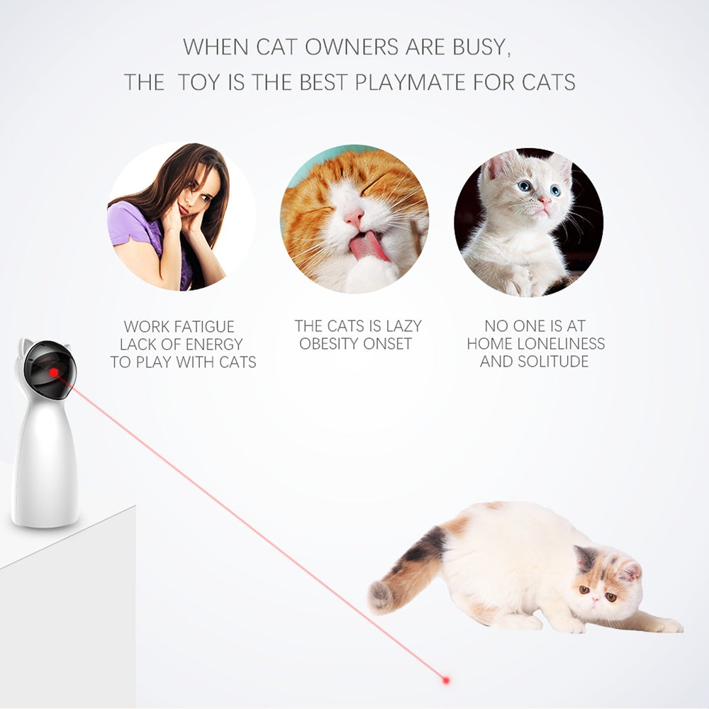 Automatic LED Laser Cat Toy - Pet Mode 