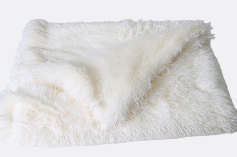 Plush pet mat double pet blanket