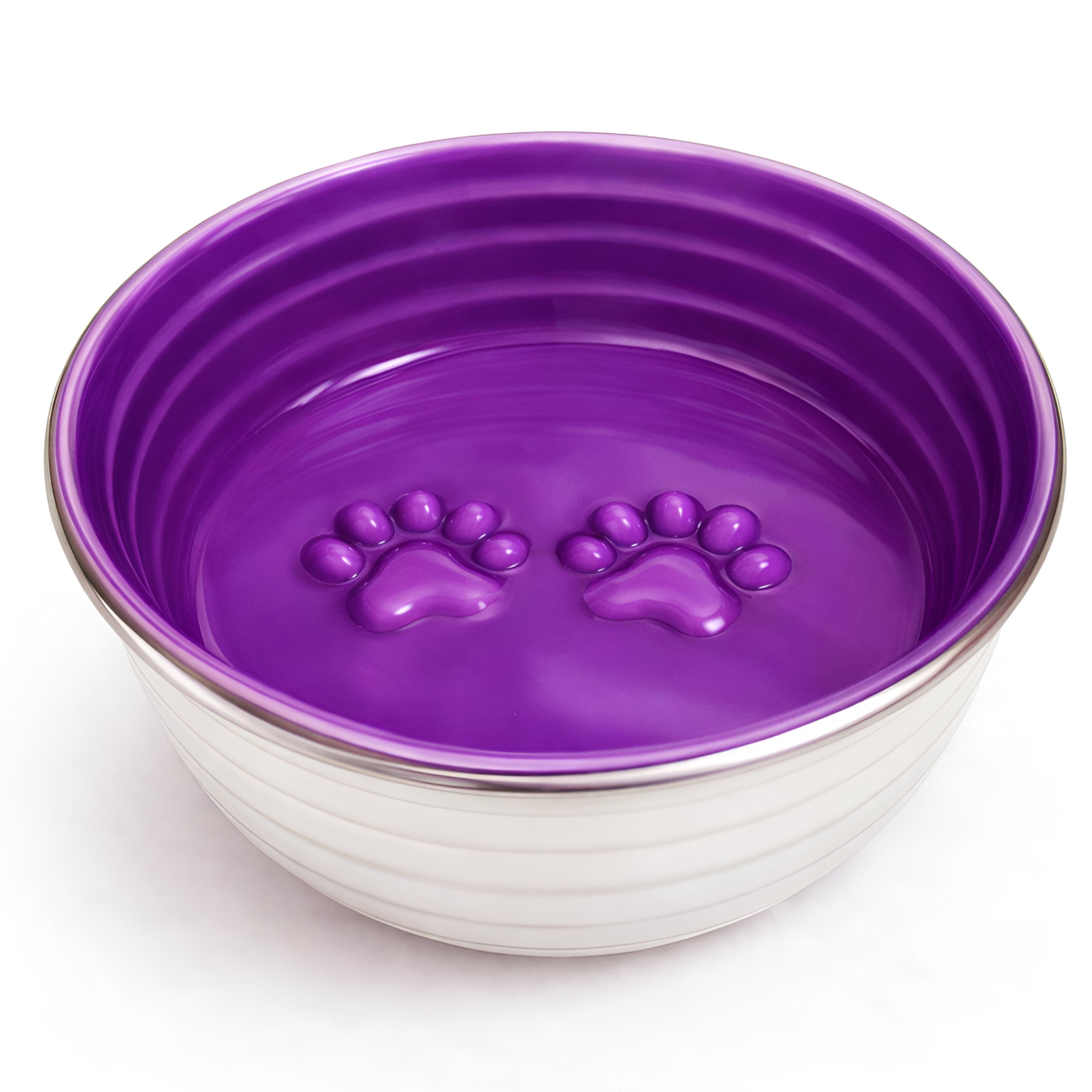 The Poppy Collection Dog Bowl - Violet - Pet Mode 