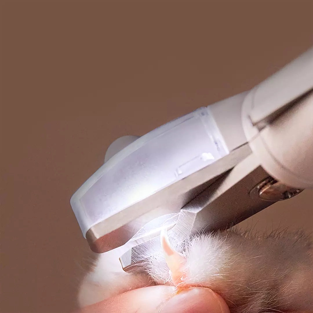 Professional Pet Nail Clippers with LED Light