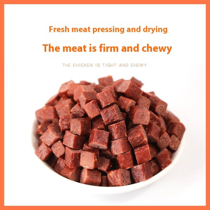 Dog Snacks – Dried Beef & Chicken Cubes - Pet Mode 