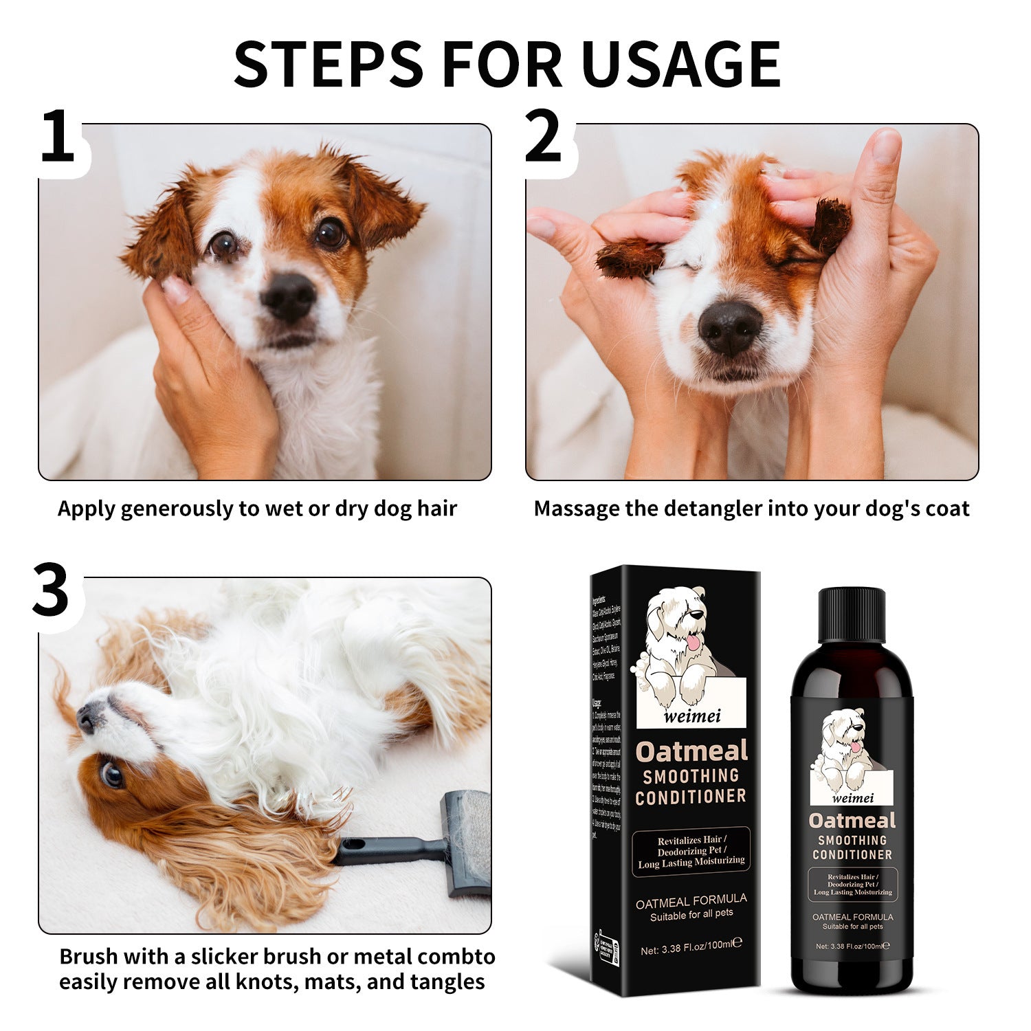 Pet Hair Conditioner Shampoo - Pet Mode 