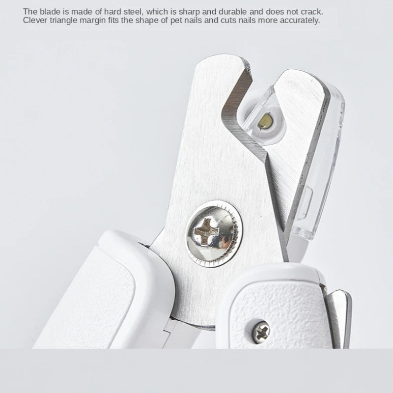 Professional Pet Nail Clippers with LED Light
