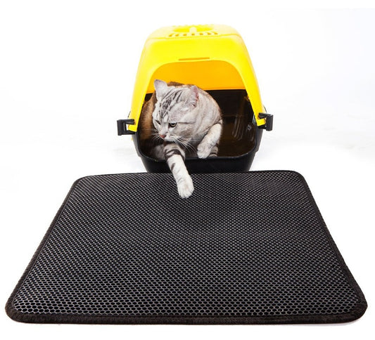 Waterproof Double-Layer EVA Cat Litter Mat - Pet Mode 
