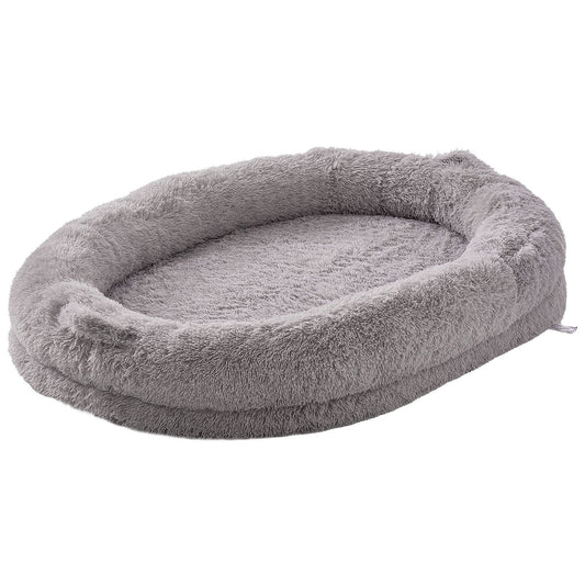 Human Size Dog Bed With Washable PV Velvet Cover - Pet Mode 