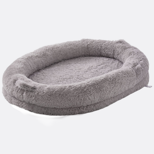 Human Size Dog Bed With Washable PV Velvet Cover - Pet Mode 