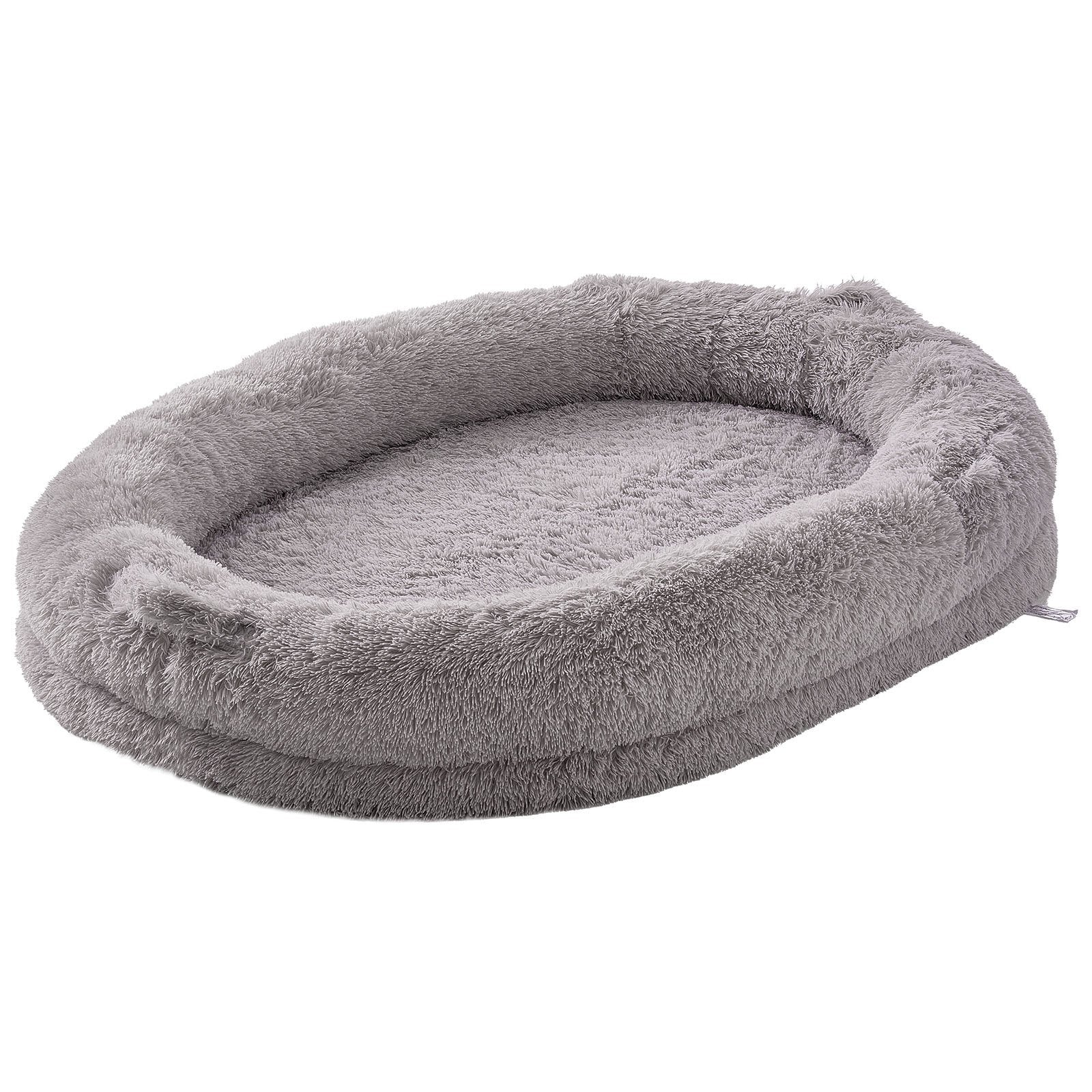 Human Size Dog Bed With Washable PV Velvet Cover - Pet Mode 