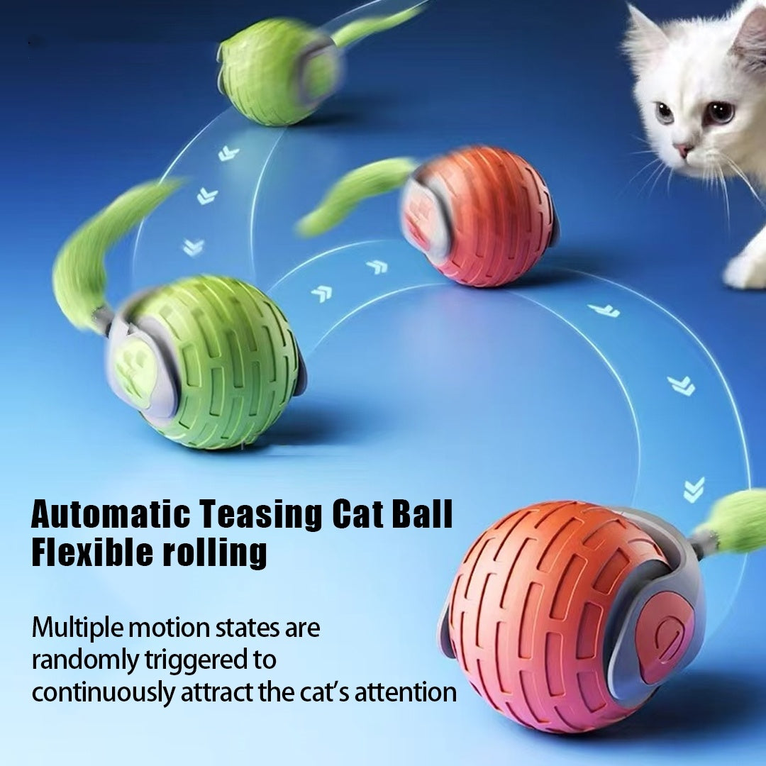 Interactive Automatic Rolling Cat Toy - Pet Mode 