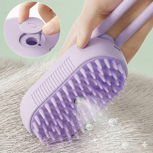 Cat & Dog Steam Grooming Brush - Pet Mode 
