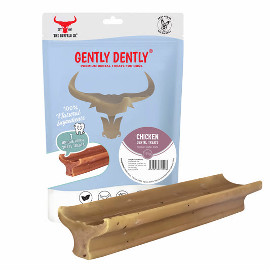 Gently Dently- Chicken Dental Treats for Dogs 175g - Pet Mode 