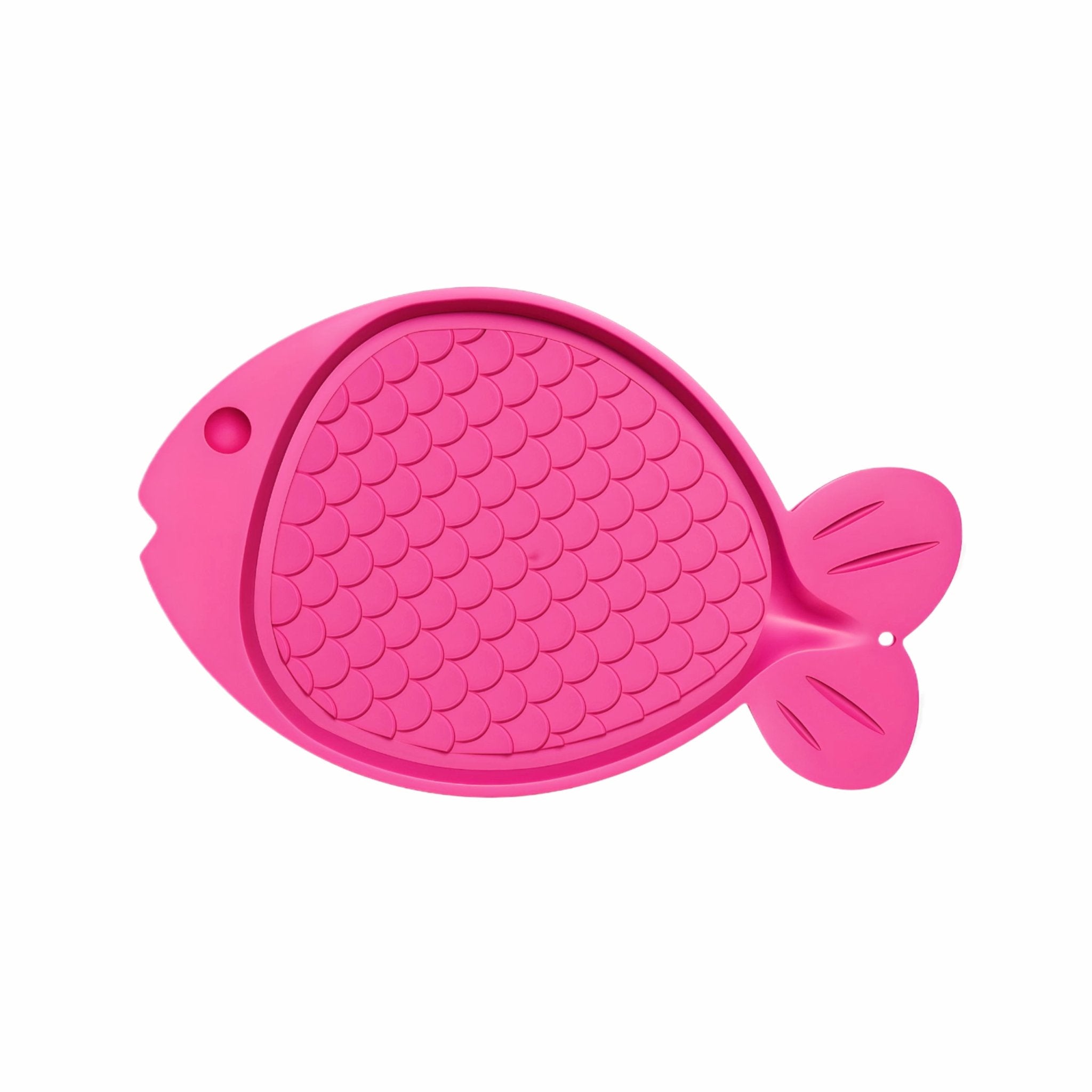 Spill-Proof Cat Feeding Mat - Pink - Pet Mode 
