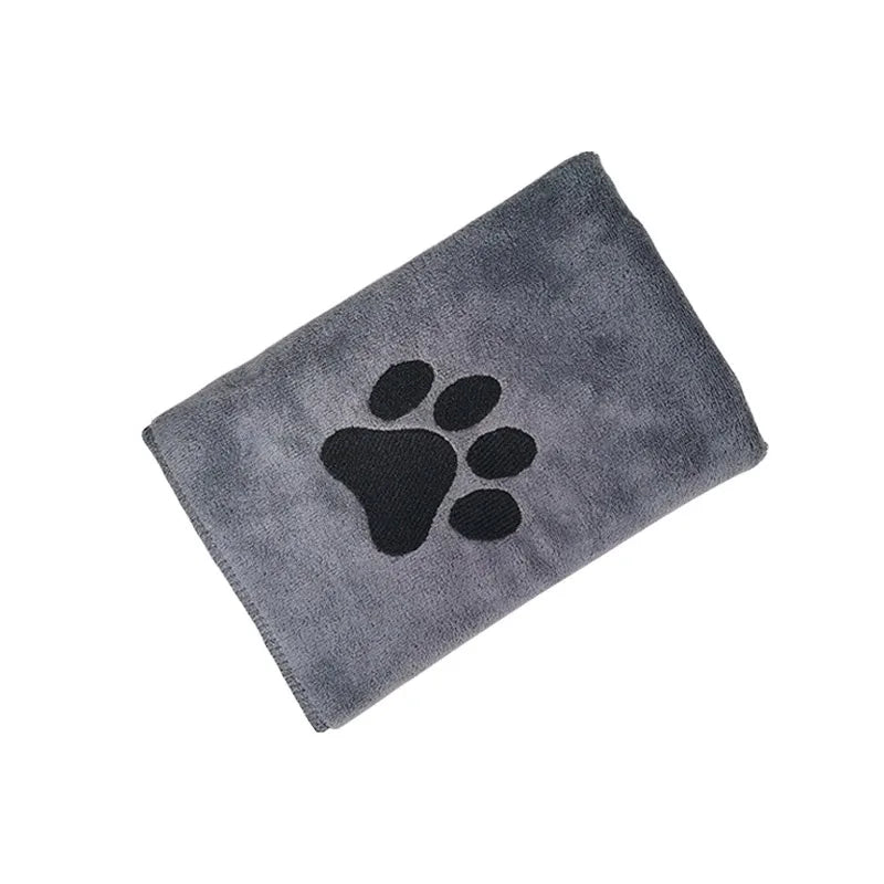 Quick-Dry Dog & Cat Towel | Ultra Absorbent Pet Bath & Paw Drying Cloth