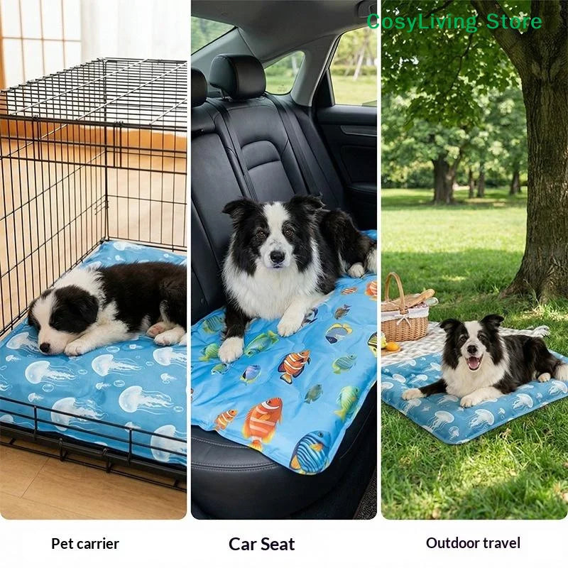 Self-Cooling Pet Mat | Leak-Proof Gel Cooling Pad for Dogs & Cats - Pet Mode 