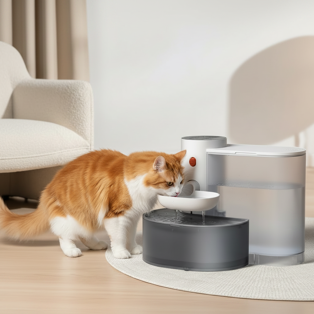 Automatic Cordless Pet Water Fountain – 3000ML Smart Water Dispenser - Pet Mode 