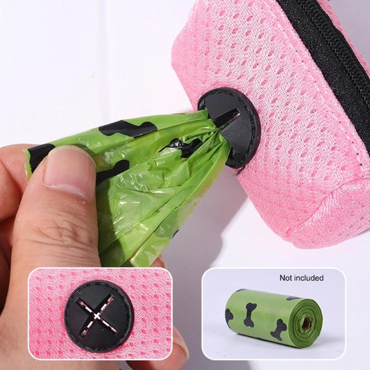 Dog Poop Bag Dispenser | Portable Waste Bag Holder for Walks & Travel - Pet Mode 