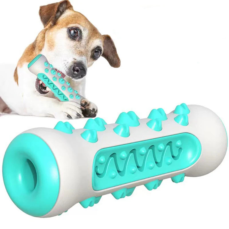 5-in-1 Interactive Dog Dental Chew Toy | Toothbrush, Treat Dispenser & Chew Stick - Pet Mode 