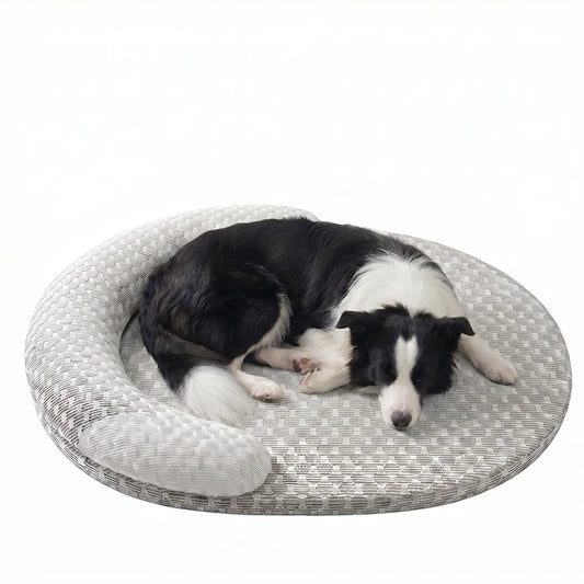 Cooling Pet Bed with Ice Silk Fabric | Breathable Summer Sofa Bed for Dogs & Cats - Pet Mode 