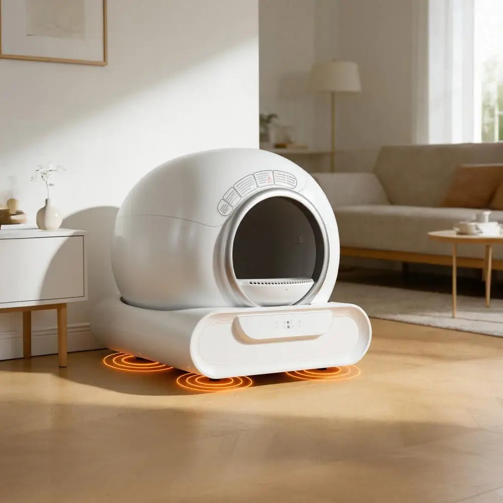 Smart Self-Cleaning Cat Litter Box with APP Control & Advanced Odor Removal