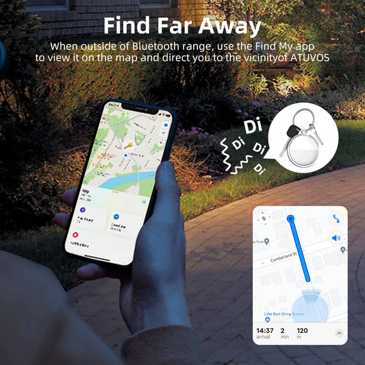 Smart GPS Tracker Tag for Pets, Keys & Everyday Essentials - Pet Mode 
