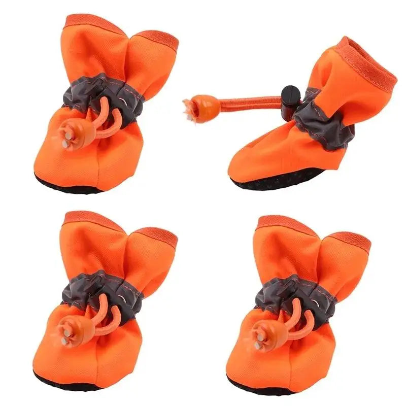 4pcs Waterproof Pet Dog Shoes - Anti-slip - Pet Mode 