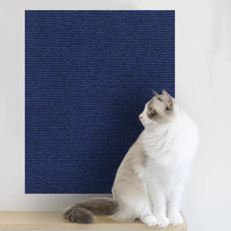 Self-Adhesive Cat Scratching Carpet | Trim-to-Fit Scratch Pad for Cat Trees & Furniture - Pet Mode 