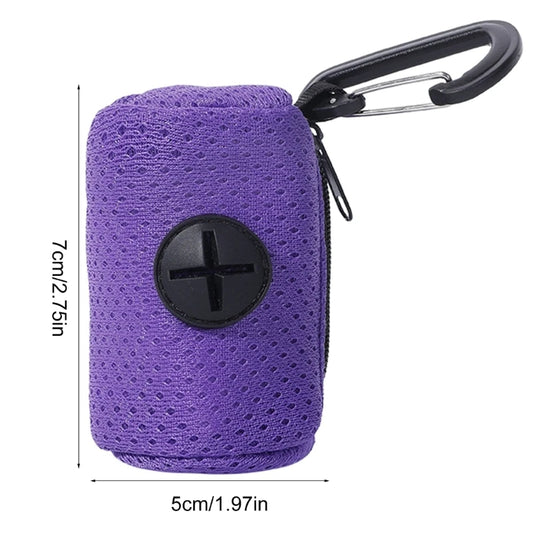 Dog Poop Bag Dispenser | Portable Waste Bag Holder for Walks & Travel - Pet Mode 