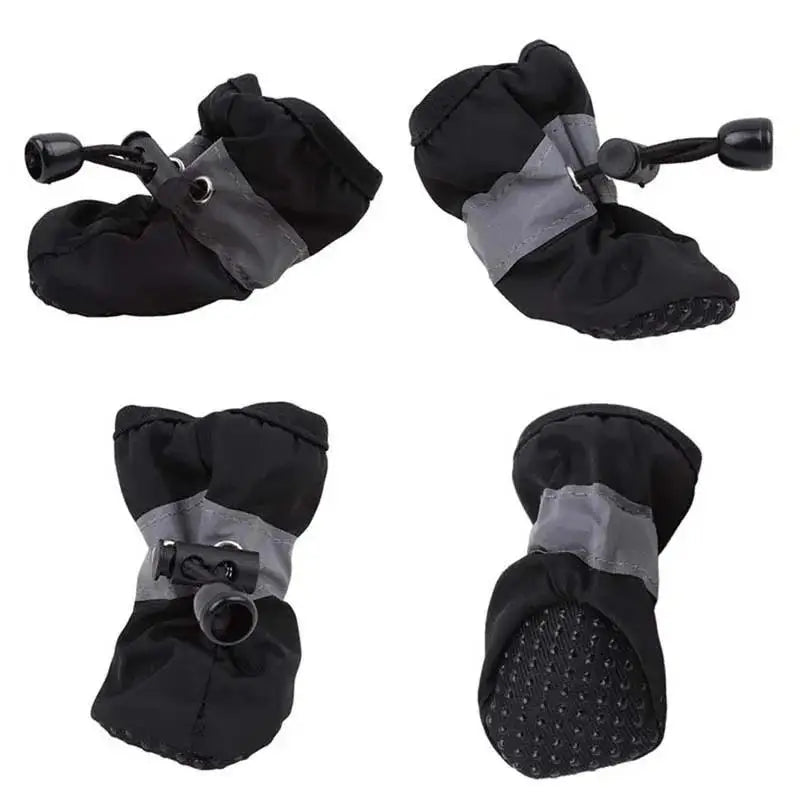 4pcs Waterproof Pet Dog Shoes - Anti-slip - Pet Mode 