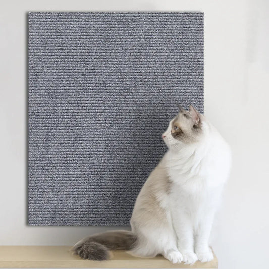 Self-Adhesive Cat Scratching Carpet | Trim-to-Fit Scratch Pad for Cat Trees & Furniture - Pet Mode 