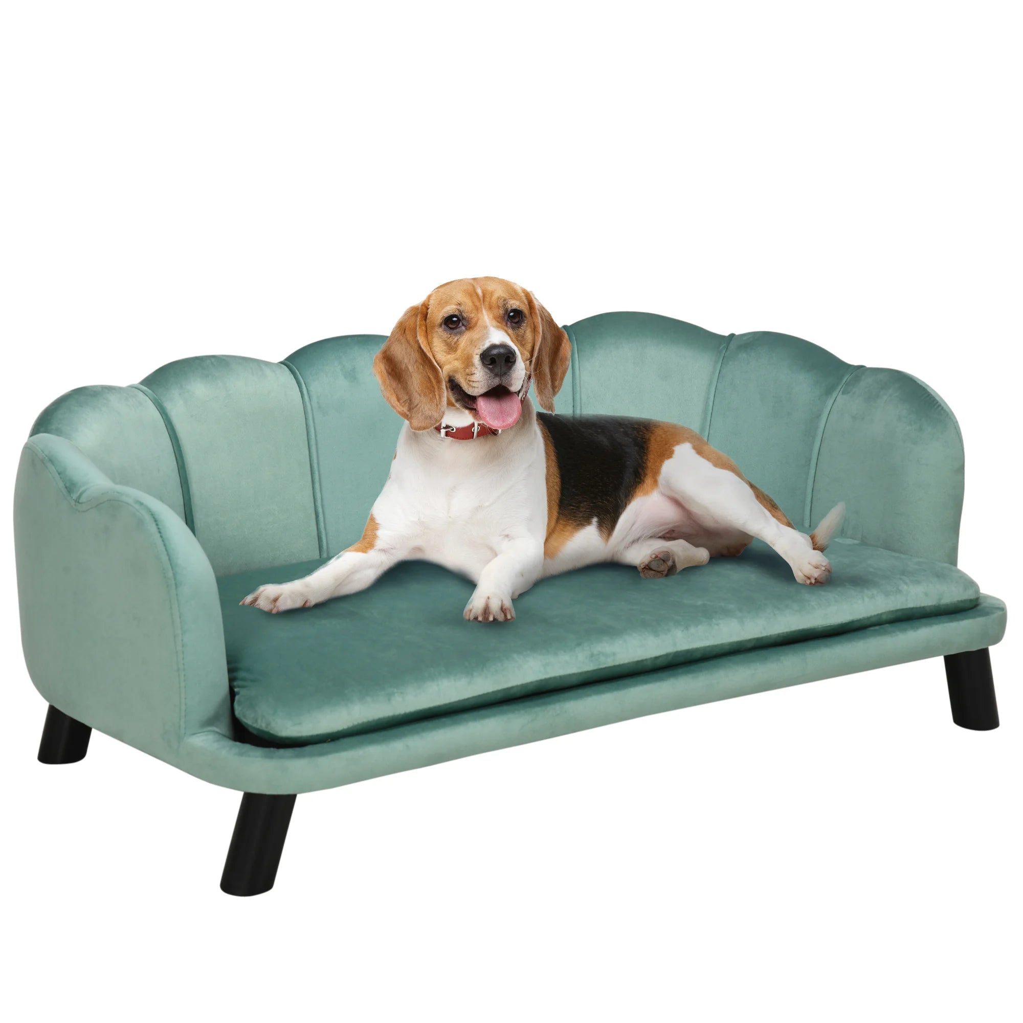 Luxury Dog Sofa Bed – Elevated Plush Pet Couch for Medium & Large Dogs