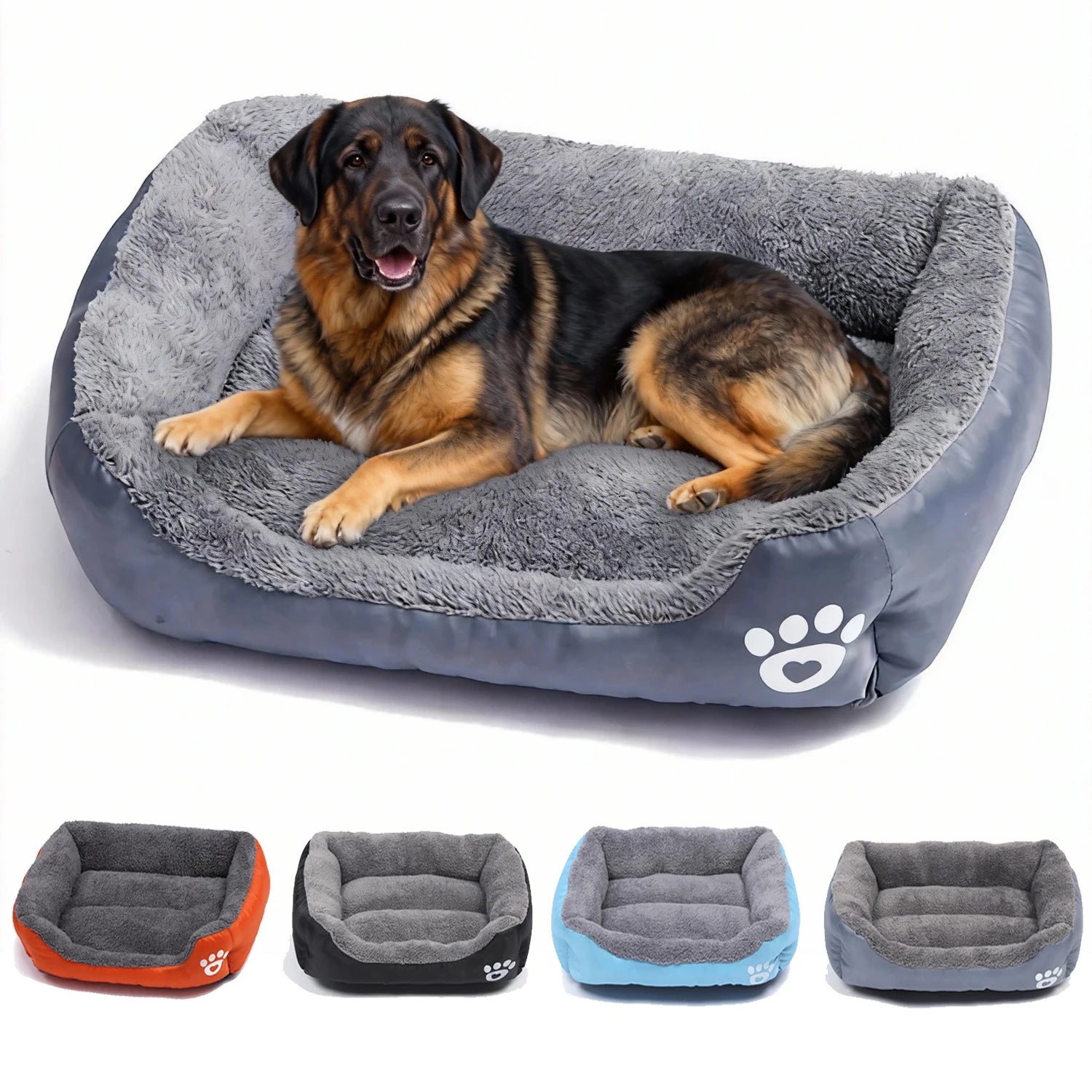 Washable Plush Pet Bed - Pet Mode 