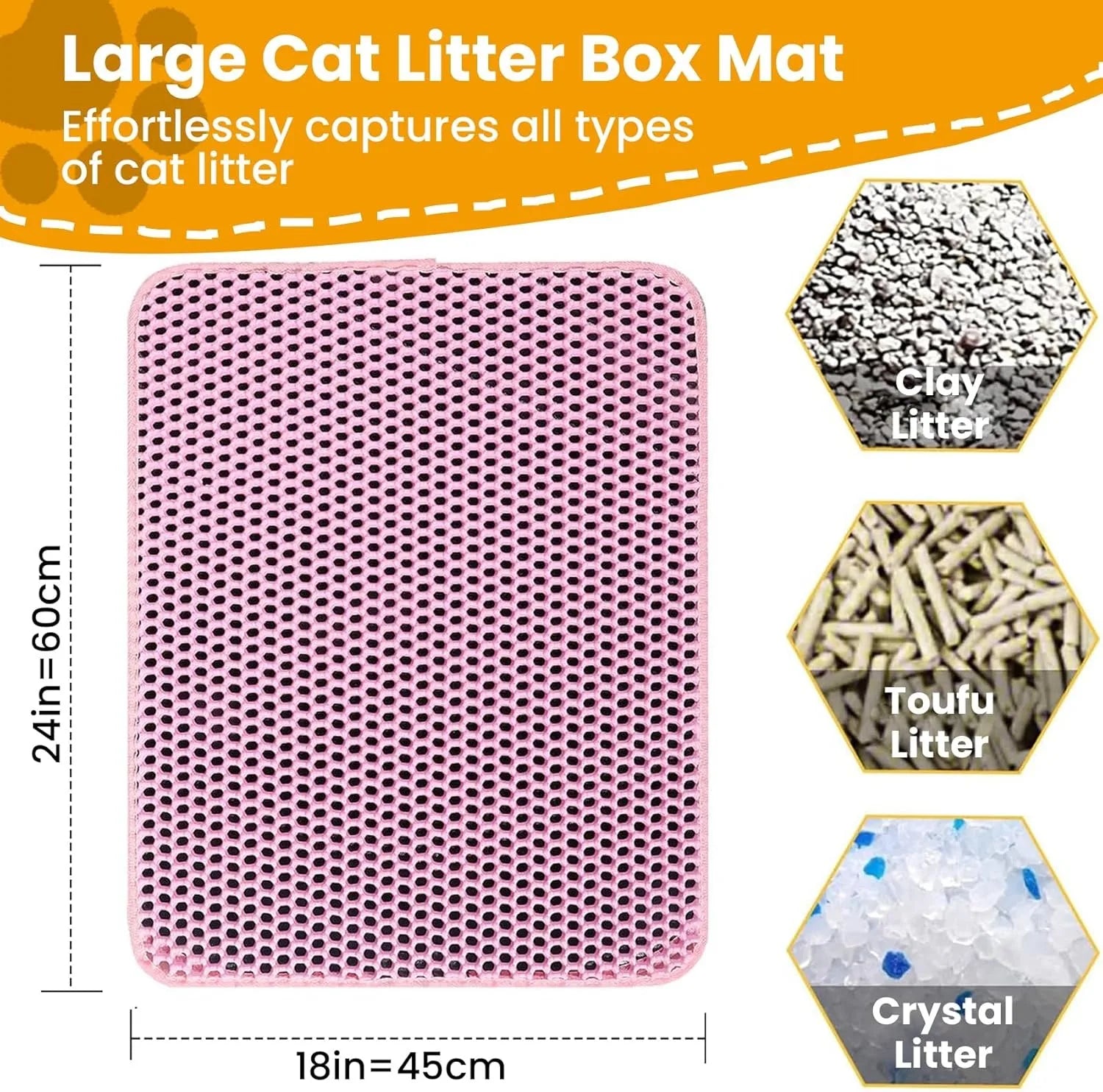 Waterproof Double Layer Cat Litter Mat - Pet Mode 