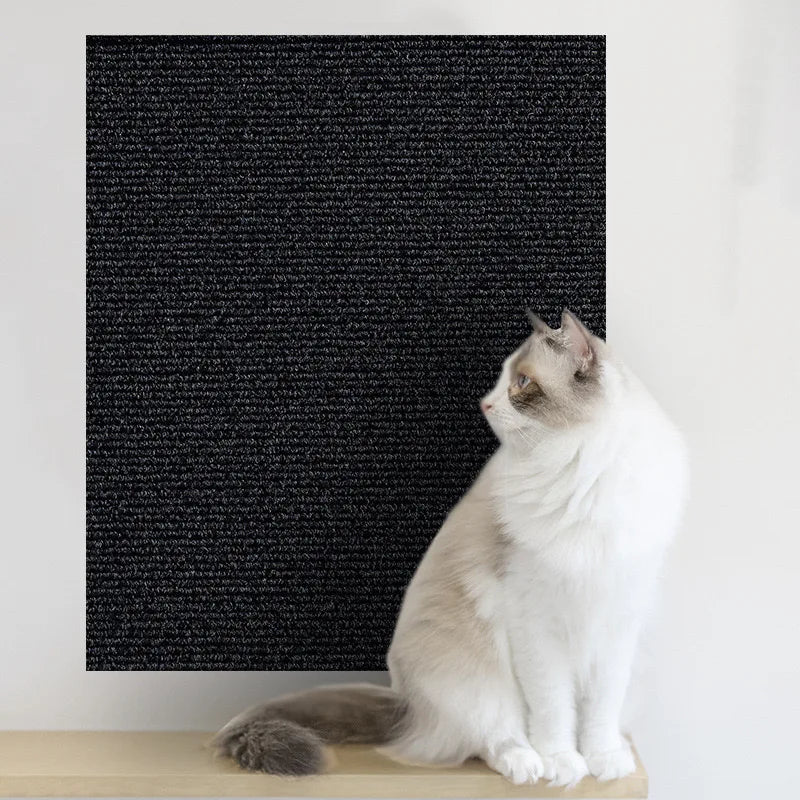 Self-Adhesive Cat Scratching Carpet | Trim-to-Fit Scratch Pad for Cat Trees & Furniture - Pet Mode 