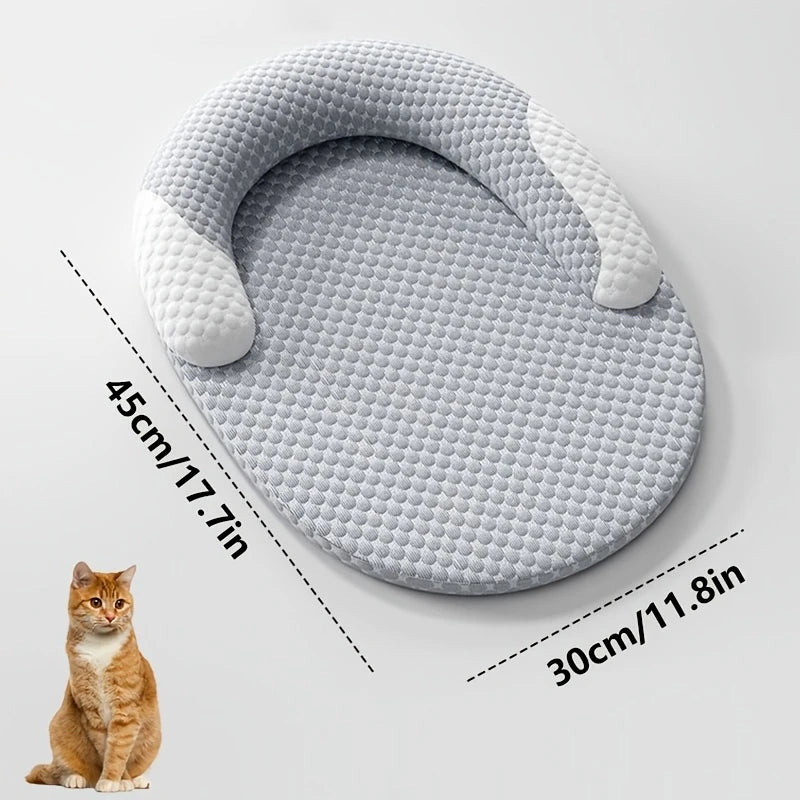 Cooling Pet Bed with Ice Silk Fabric | Breathable Summer Sofa Bed for Dogs & Cats - Pet Mode 