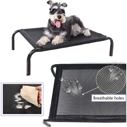 Elevated Cooling Dog Bed | Breathable Raised Mesh Pet Cot for Indoor & Outdoor Use - Pet Mode 
