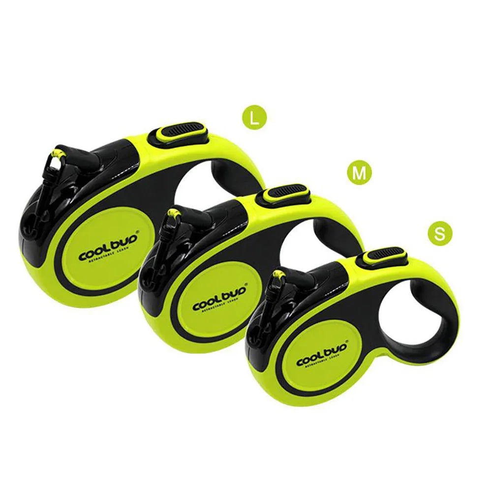 1 Pc 5m Heavy-Duty Retractable Dog Leash for Large Dogs