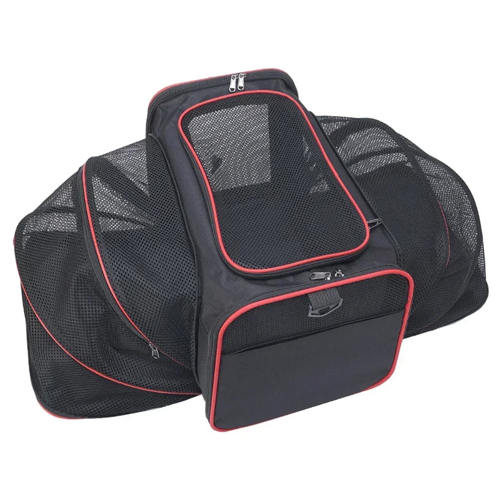Expandable Pet Carrier Bag | Foldable Travel Carrier for Cats & Small Dogs - Pet Mode 