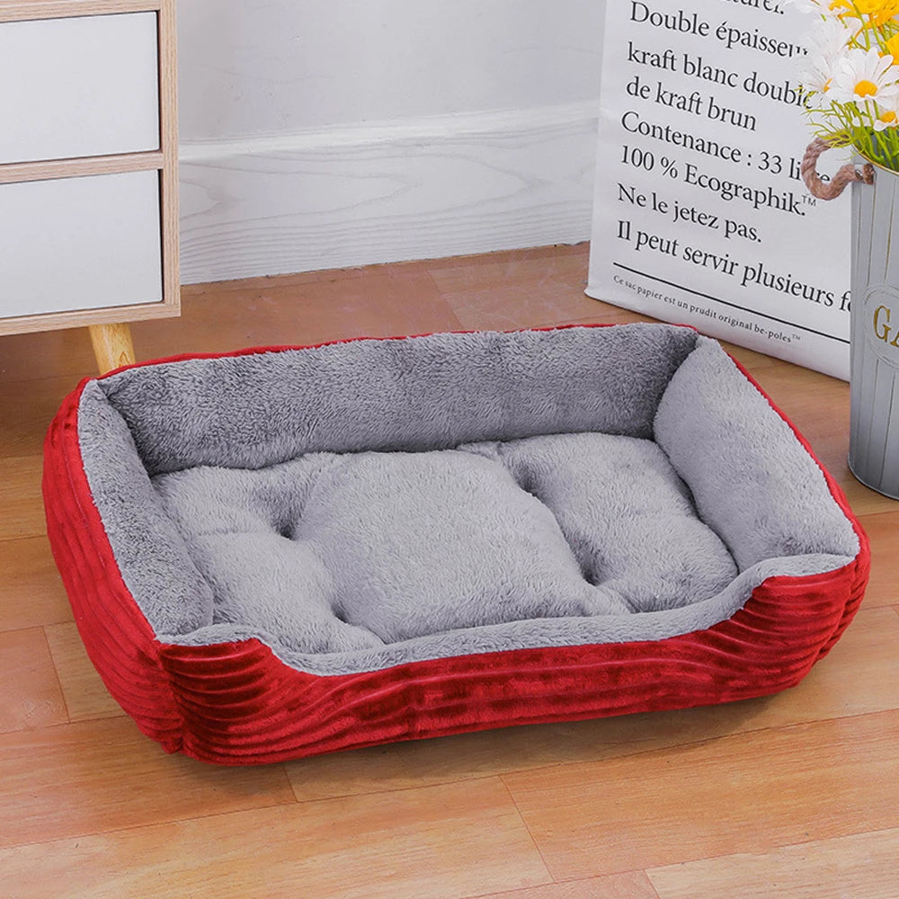 Washable Plush Pet Bed - Pet Mode 
