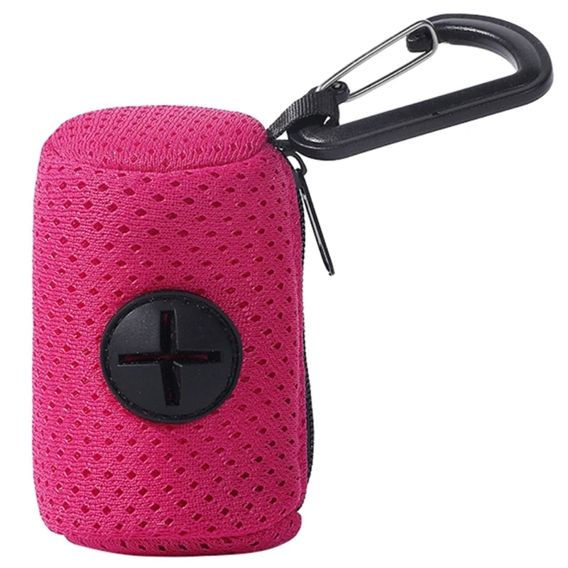 Dog Poop Bag Dispenser | Portable Waste Bag Holder for Walks & Travel - Pet Mode 